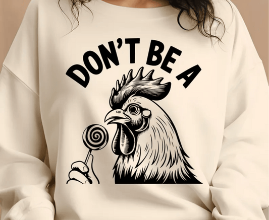 TRANSFER TUESDAY SHIPS FEB 18TH DON'T BE A ROASTER SINGLE COLOR BLACK Screen Print transfers size ADULT 10X12 - Do it yourself Transfers