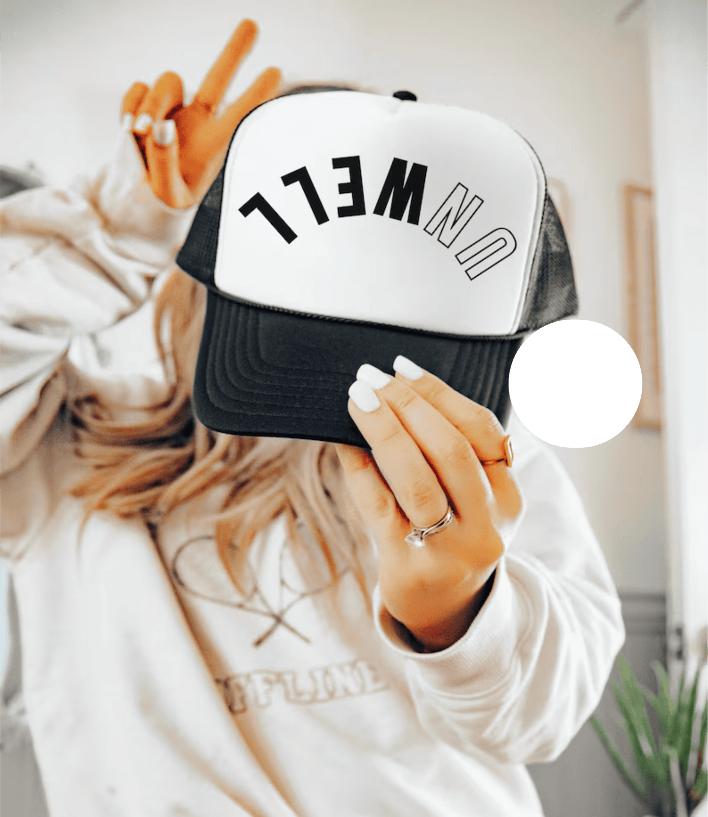 TRANSFER TUESDAY UNWELL HAT SINGLE COLOR BLACK DTF DIRECT TO FILM transfers HAT SIZE - Do it yourself Transfers