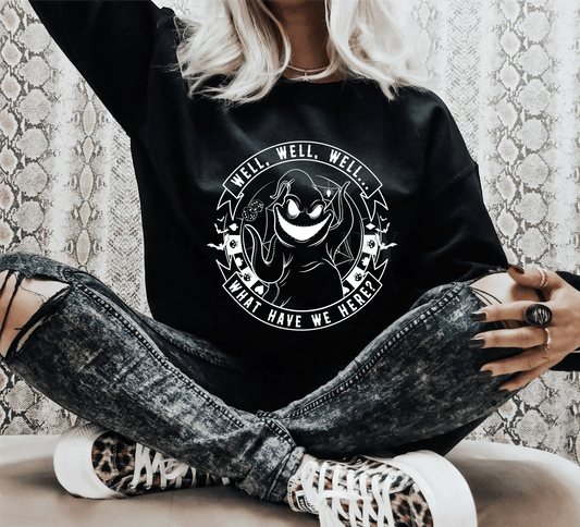 Well, Well, Well What have we here? Oogie Halloween size ADULT DTF TRANSFERPRINT TO ORDER - Do it yourself Transfers